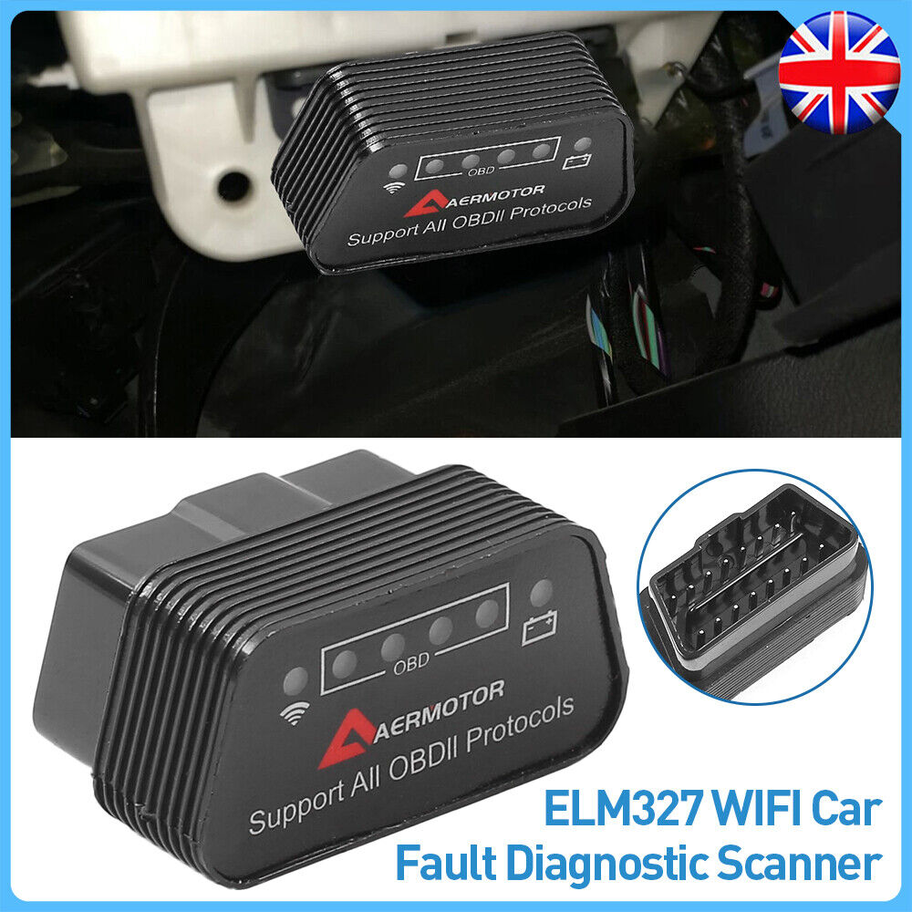 ODB2 OBDII outil de scanner de diagnostic de voiture Erreur lecteur de code ELM327 pour Android et PC