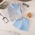Top et shorts rayés pour garçons