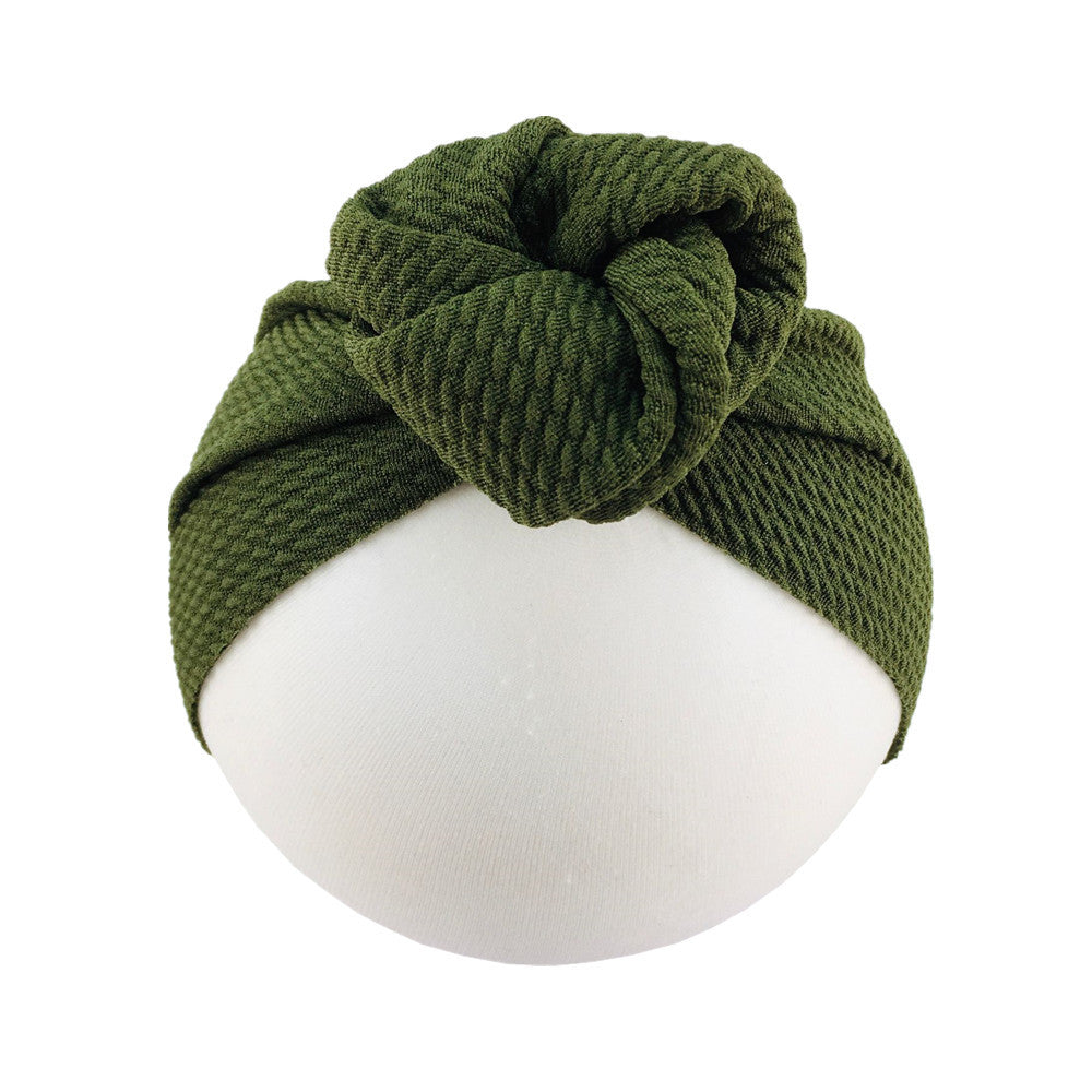Bébé Twill Bubble Rose fleur bandeau Instagram style enfants accessoires de cheveux