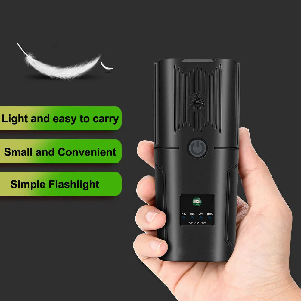 Lumière de vélo avant LED 3-en-1 avec charge