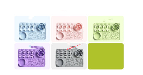 Bol de chien de qualité alimentaire en silicone