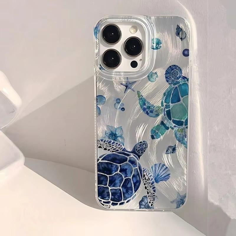 Shell Starfish Turtle Telephone Case Mode Tout compris