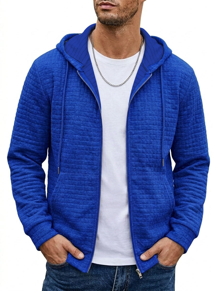 Veste de sweat à manches longues à capuche à capuche pour hommes