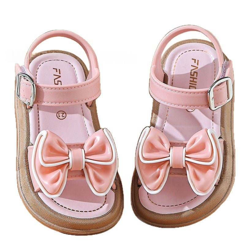 Enfants Fashionable Casual Sandales plates pour les filles