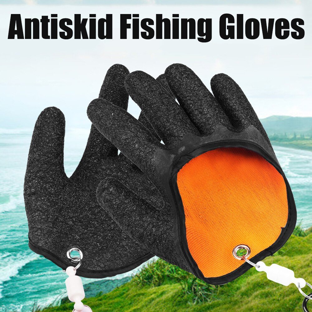 Gants de pêche antidérapants protéger la main contre les éclats de crevaison Pêcheur professionnel Catch F