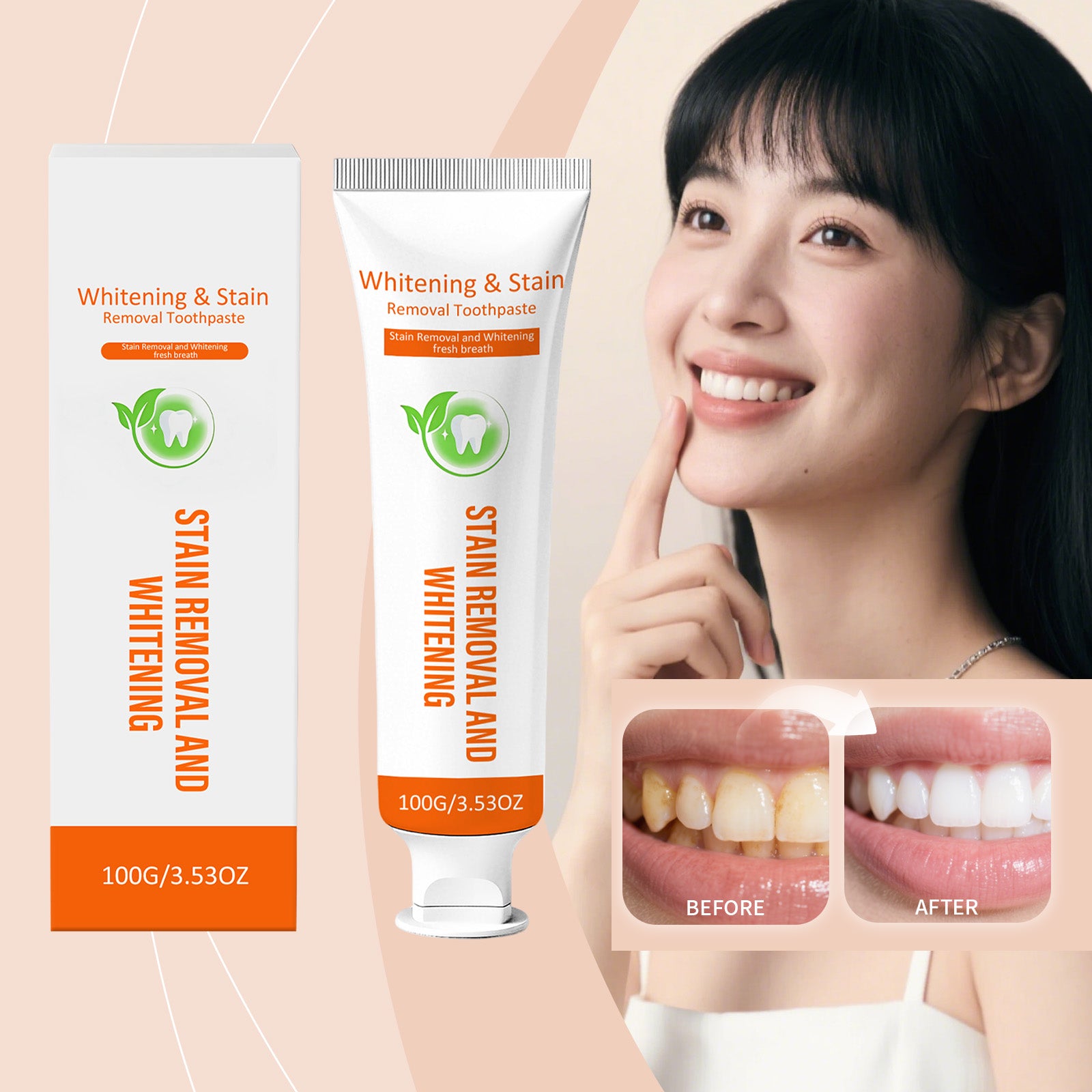 Dentifrice blanchissant doux 1 00g 1box