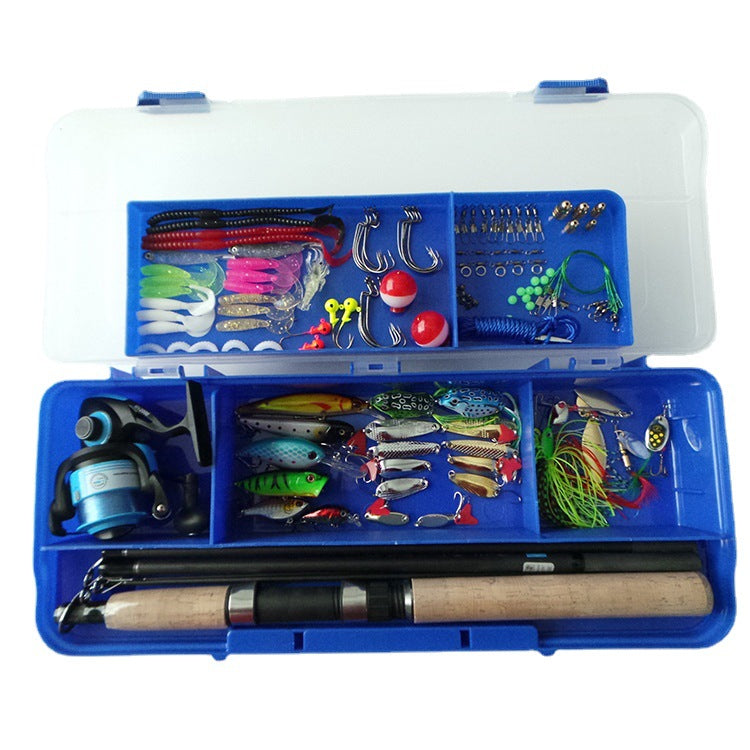 Ensemble portable Lure Rod Fishing Lure Box