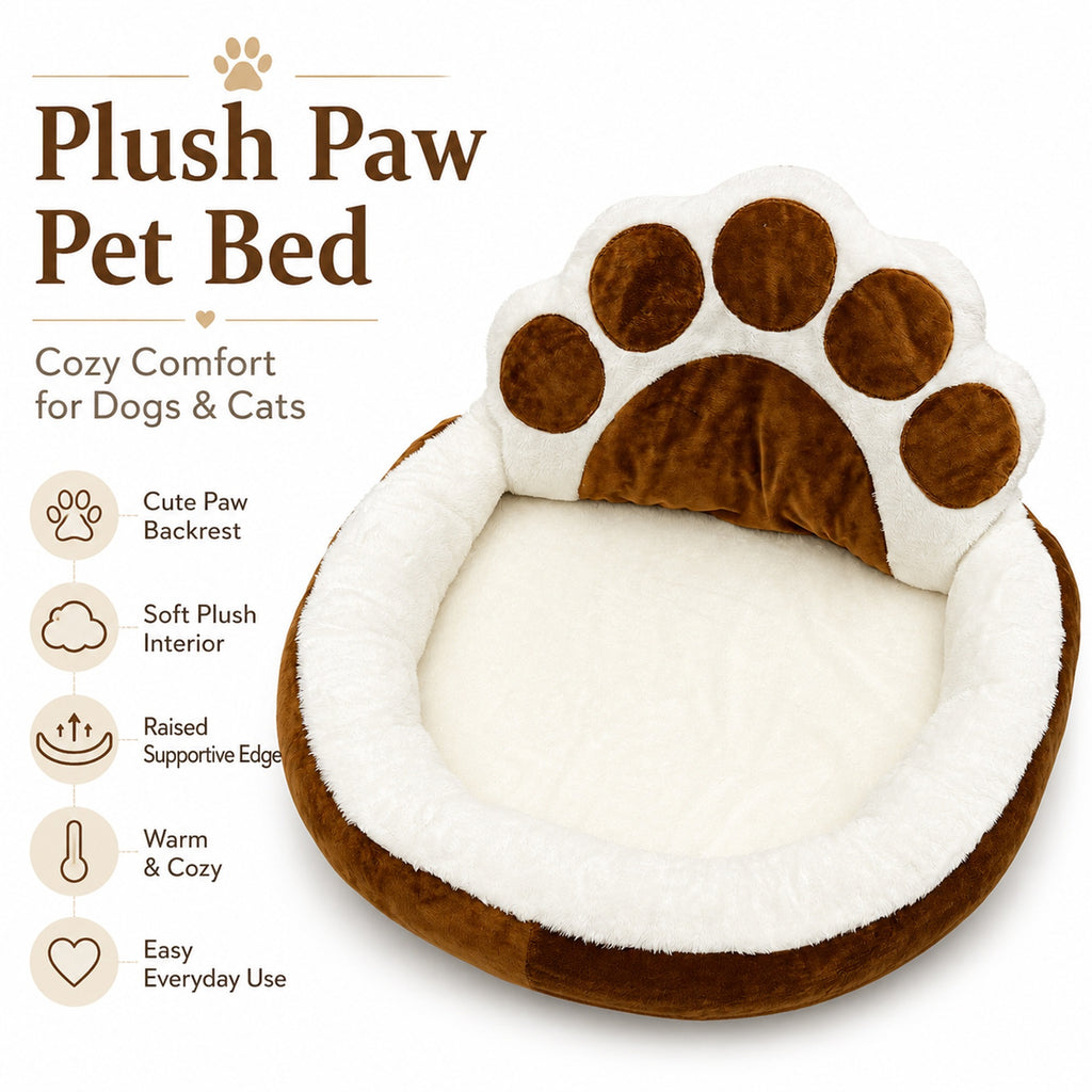 Lit de chien, style ouvert en forme de pattes, mode, mignon, doux et confortable chien sleepin