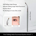 Brush Eyeliner Bend Head Détails des yeux Brosse de maquillage sous les yeux Pinceau pour femmes Lin fin