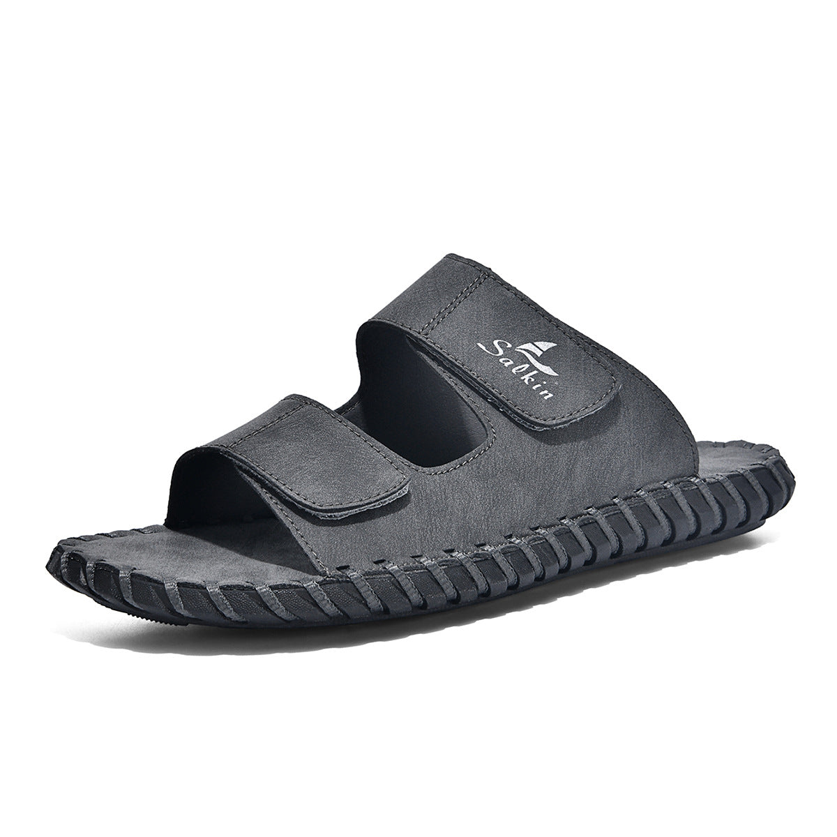 Pantoufles en cuir pour hommes