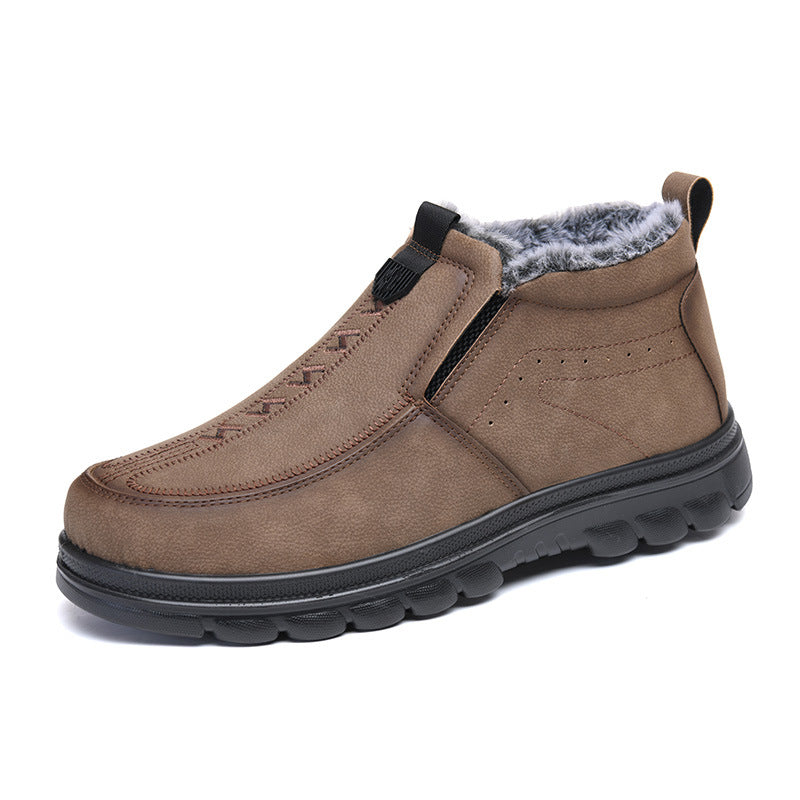 Chaussures en coton de plus grande taille Chaussure chaude pour hommes