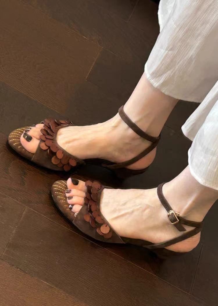 Sandales d'orteils ouvertes pour femmes