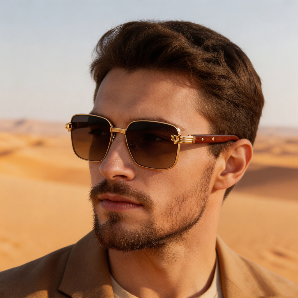 Lunettes de soleil européennes et américaines pour hommes