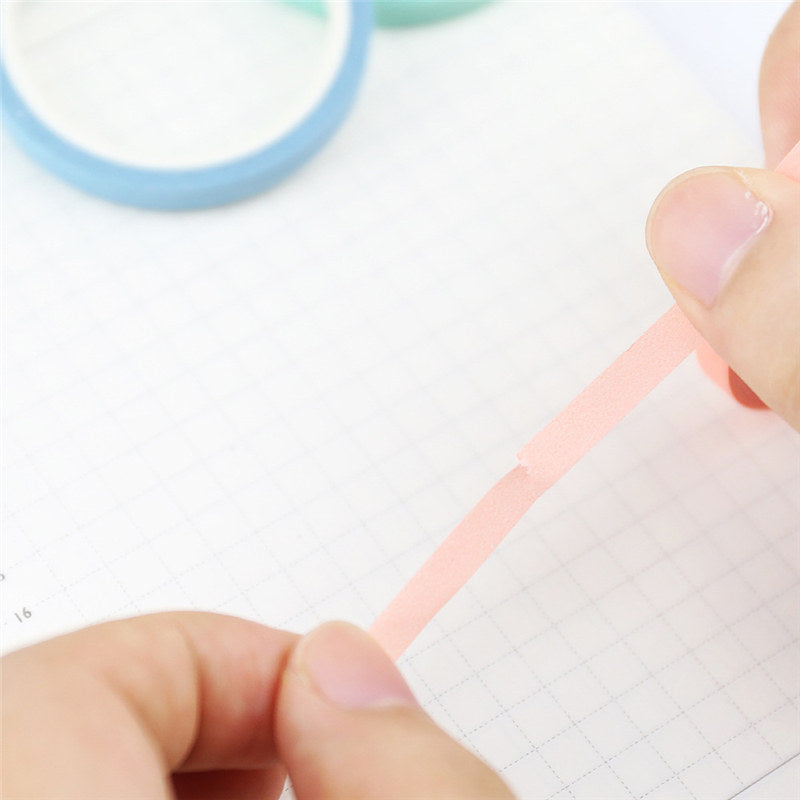 Compte à main ruban de papier couleur solide