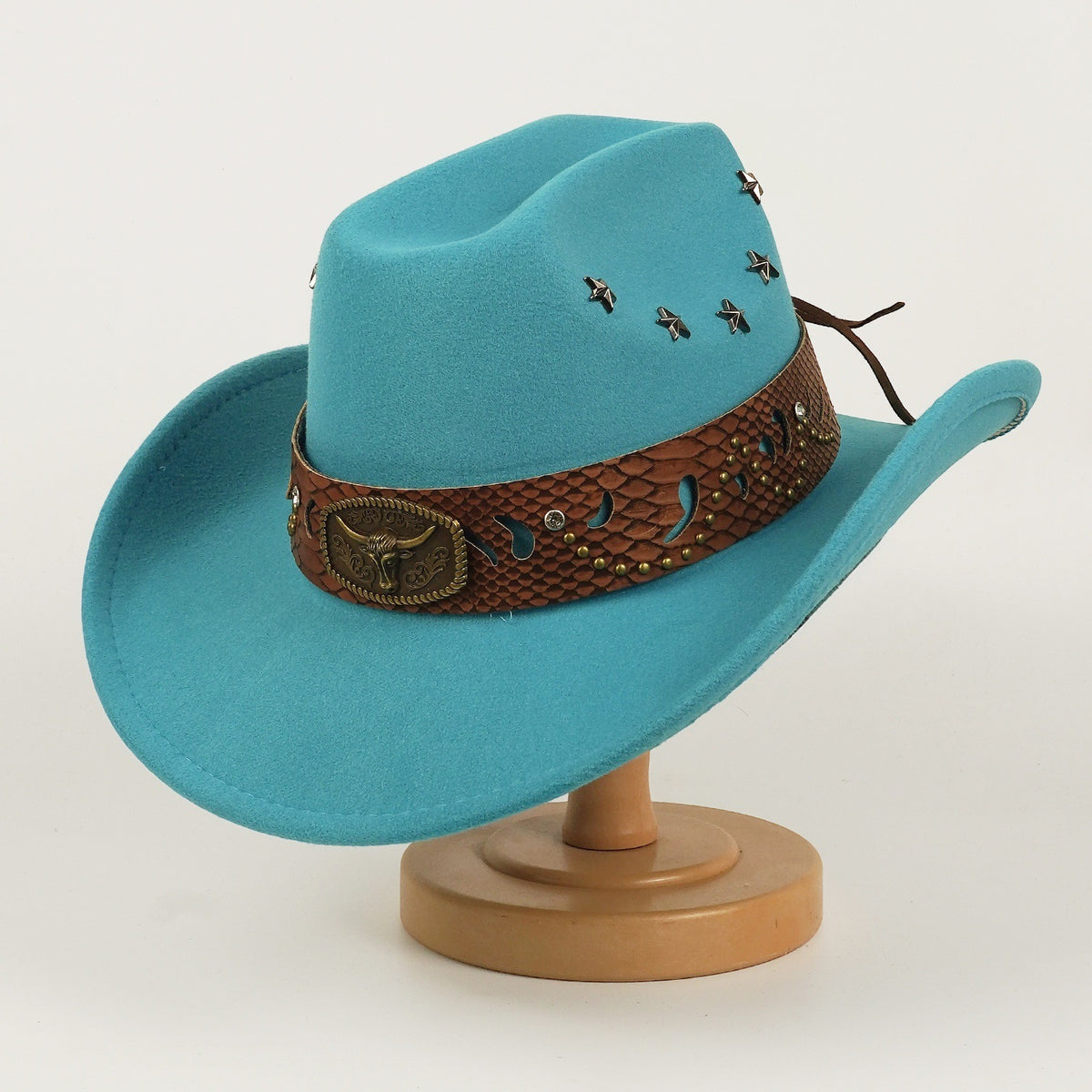 Meilleure vente européenne Et le style américain Star studed Leather Jazz Cap
