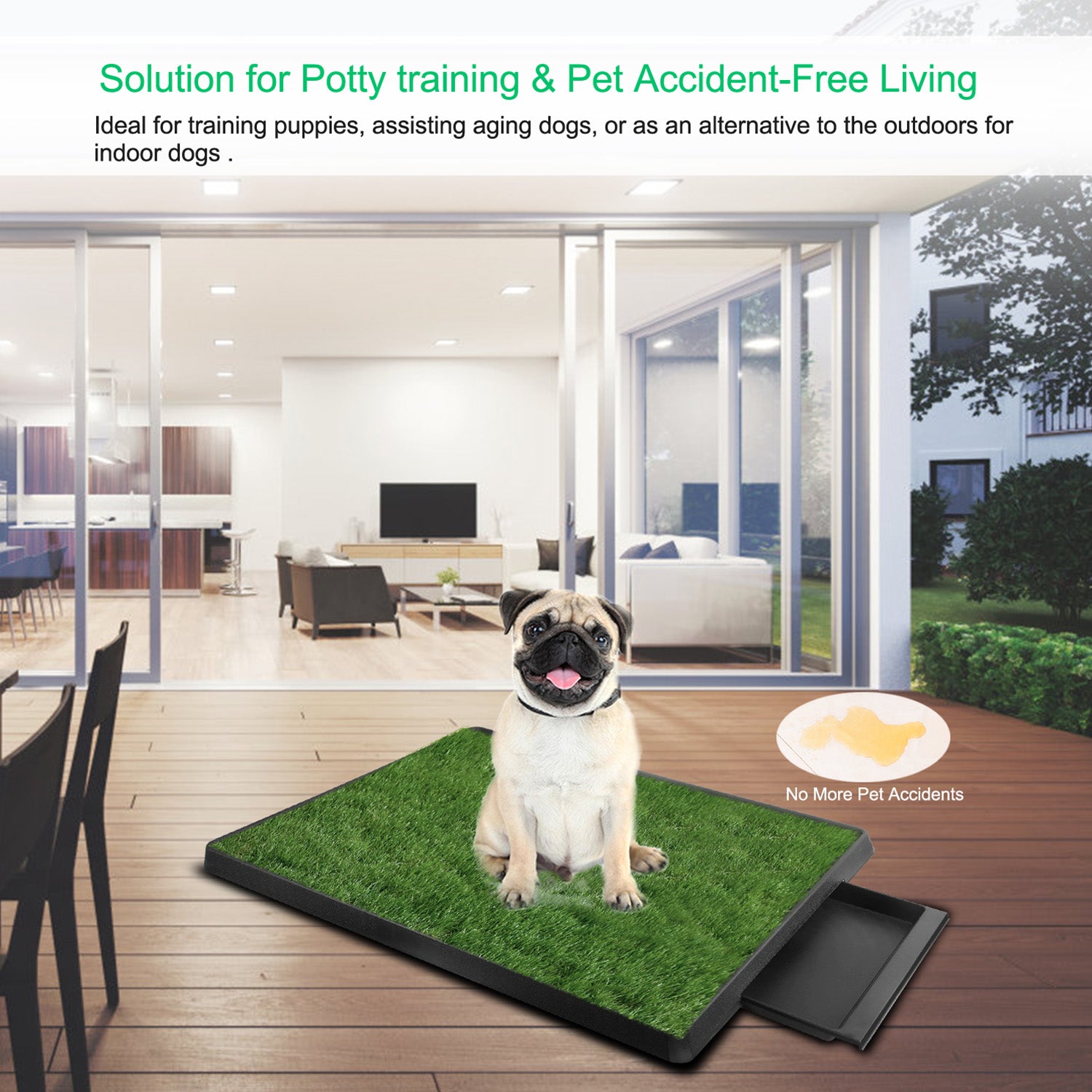 1Pc Dog Potty Training Artificial Grass Pad Pet Cat Toilette Trainer Mat Puppy Loo Tray Turf