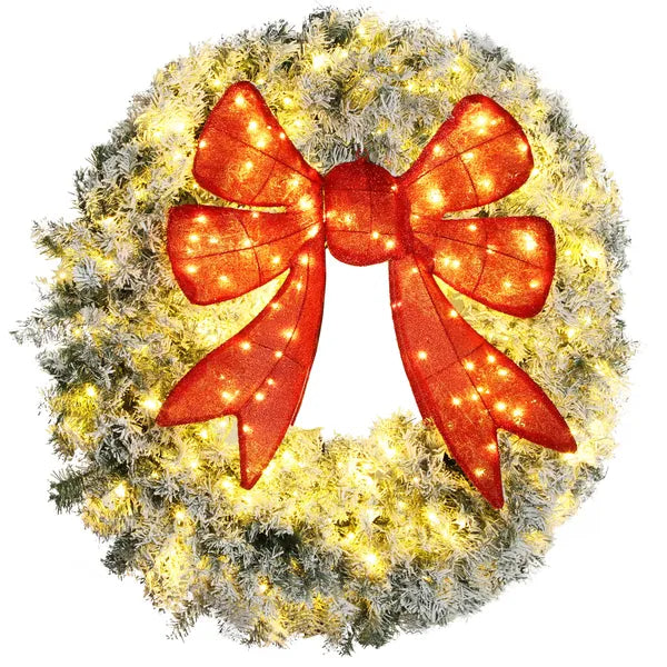 Wreath de Noël(Aucune expédition pour les week-ends)