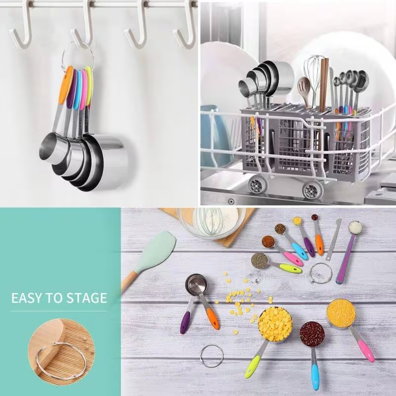 Mesurez les cuillères et les tasses 13-Piece Premium Set