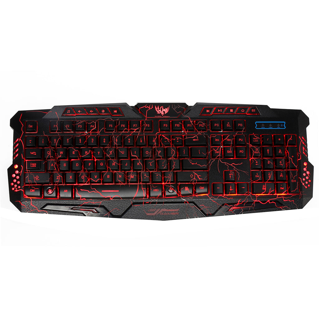 Clavier crack de jeu rétroéclairé