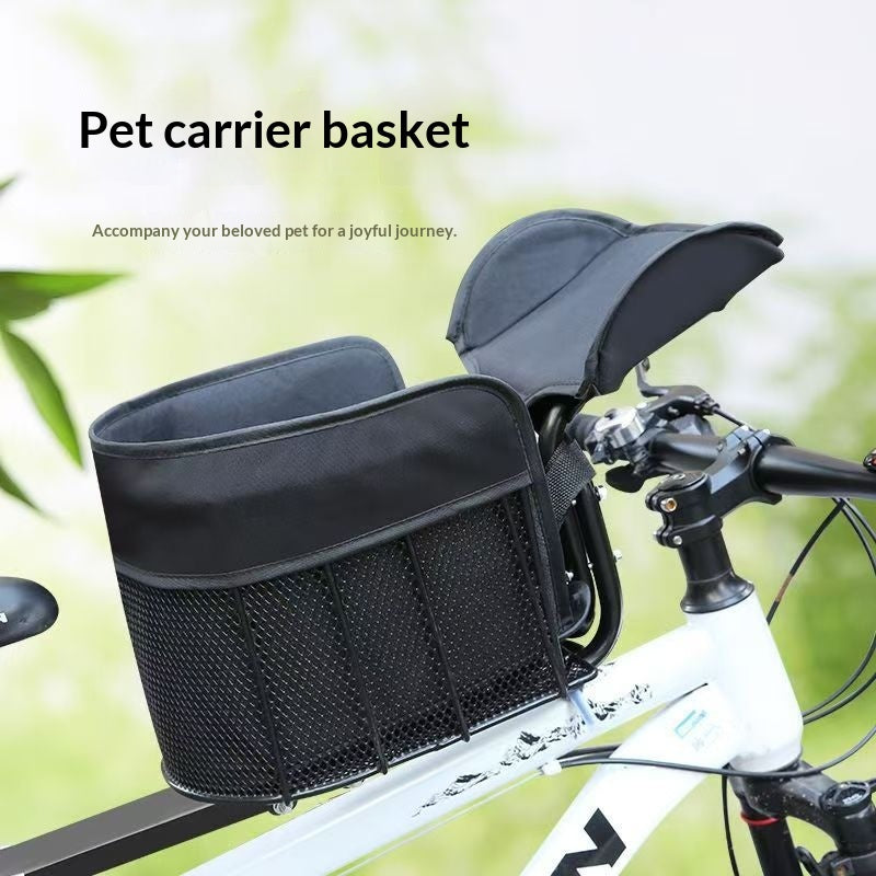 Mountain Bike Dog Carrier Panier de rangement à l'avant