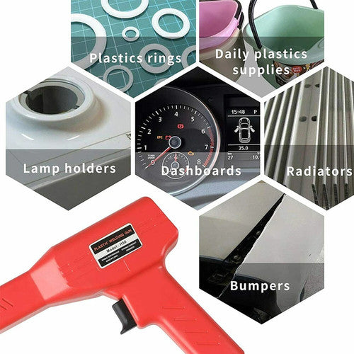 Stapler voiture Bumper Fender souder soudeur kit en plastique réparation avec agrafes