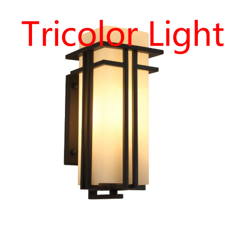 Lampe murale extérieure chinois style imperméable minimaliste et moderne