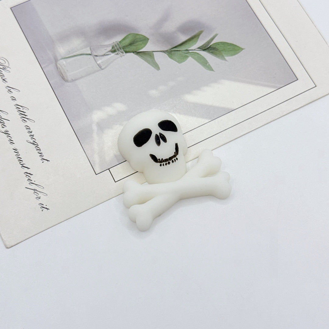 Creative Dango Squeeze Cartoon Pumpkin-Head Spider Ornament Prop