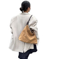 Sac d'épaules de transport d'automne hiver de grande capacité pour les femmes