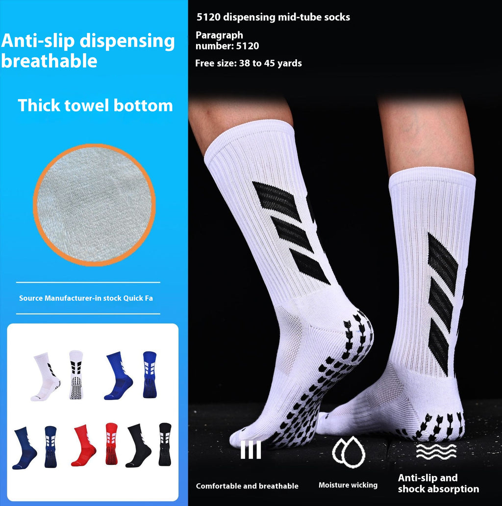 Distributeur de chaussettes de soccer Serviette bas respirant