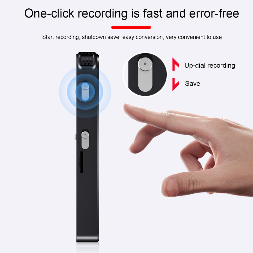 128G Enregistreur audio Spy Digital Voice activé Mini lecteur MP3 dictaphone son