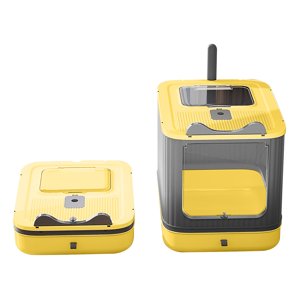 Elf-design cat litter box