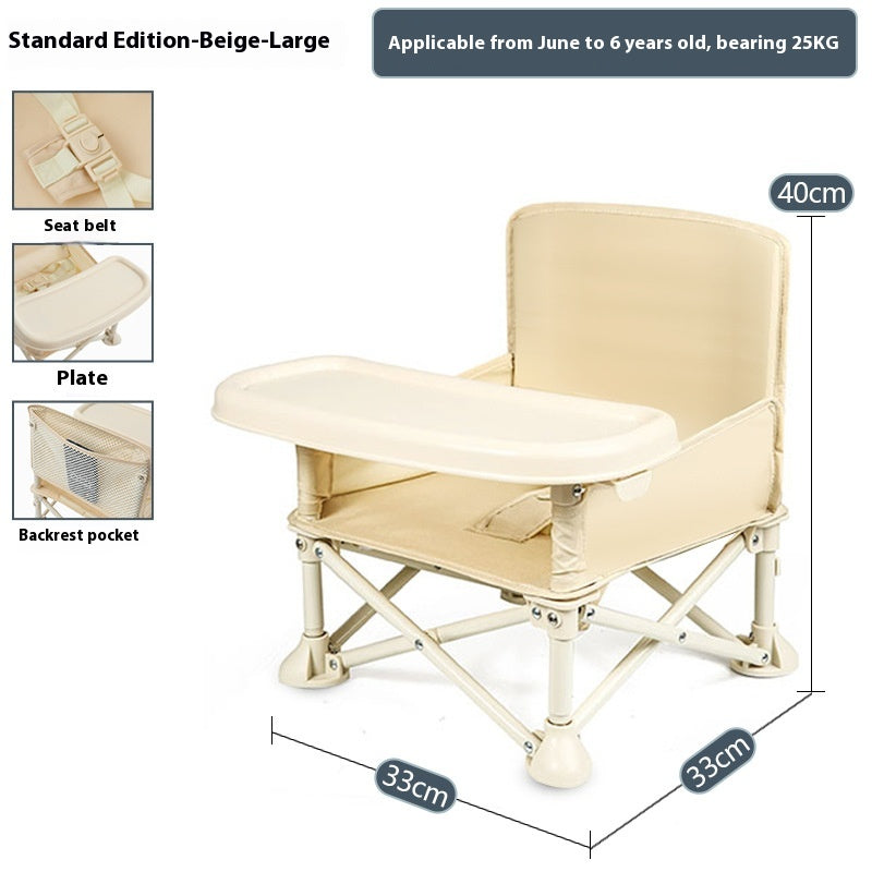 Baby Picnic Chaise Outdoor Beach Camping Tabouret Portable Polding Photographie Apprentissage Seasid