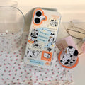 Boite de téléphone de dessin animé pour chats et chiens tachetés