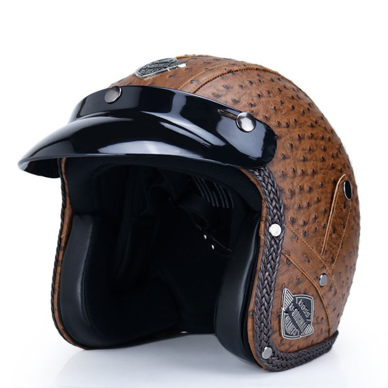 Retro Moto Casque Homme Moto