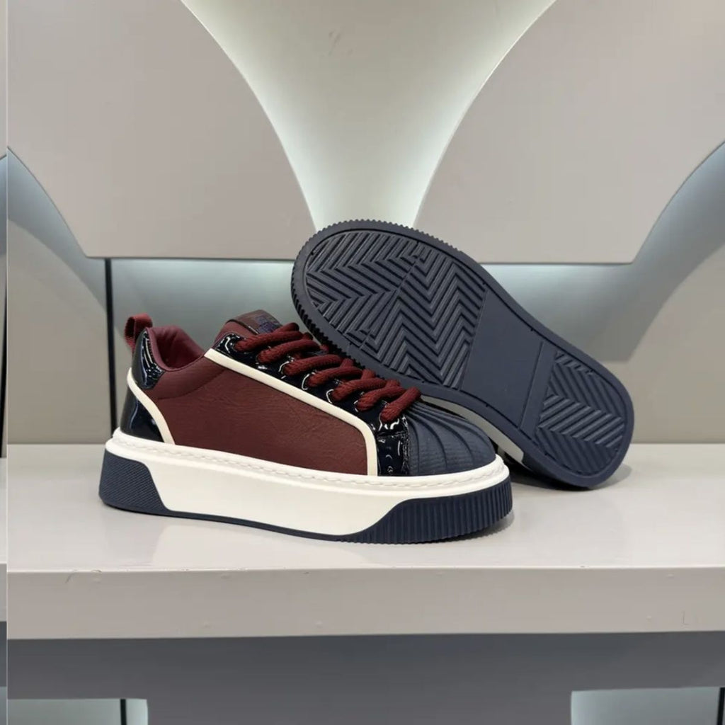 Chaussures de plate-forme de sport décontracté plus grande pour hommes