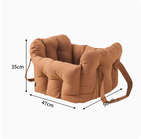 Siège passager avant portable Siège de sécurité pour chiens Sac à dos polyvalent pour chiens et