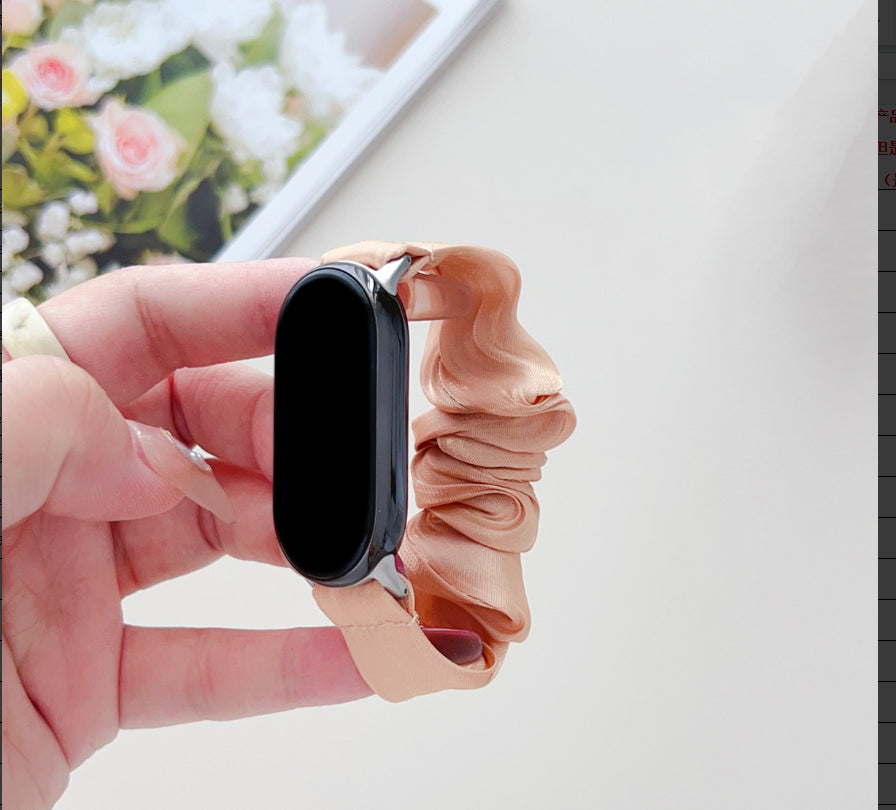 Bracelet Xiaomi sangle adaptée pour bande Xiaomi 8/9-Champagne Orange-1