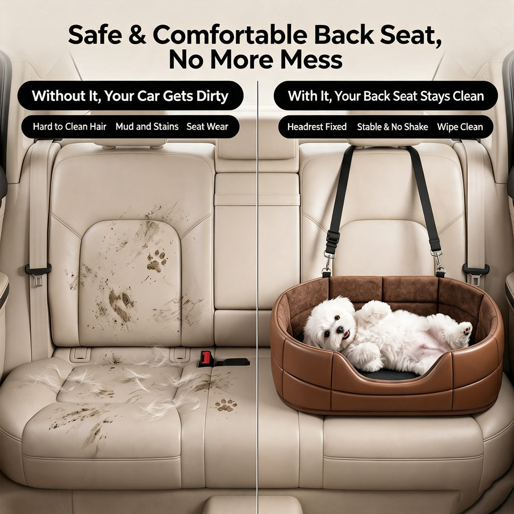 All Season Pet Bed Dog Siège de voiture Lit Protecteur de siège de voiture pour chiens Anti Dirty Pet Car S