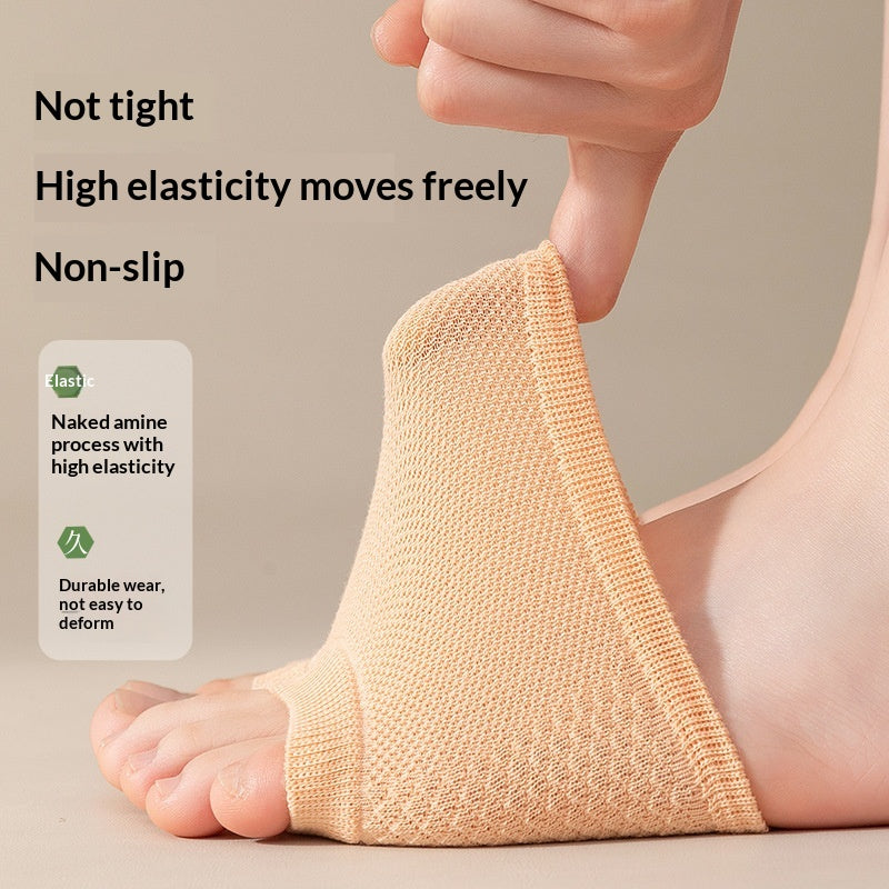 Femmes Demi-socks Été Fin coton pur