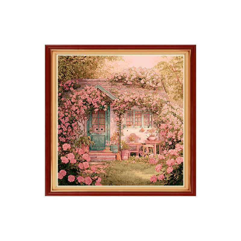 Arrivée DIY Cross-stitch Pleine broderie Paysage cartoon