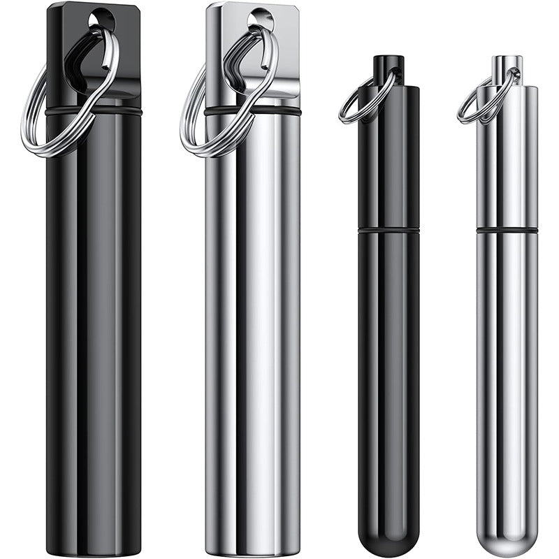 Récipient de rangement en alliage d'aluminium plat