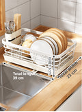 Plats de cuisine et panier de drainage -39 * 23 *11cm-1 pièce emballée en carton