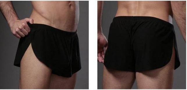 Sous-vêtements pour hommes Silky Round Edge Sports Sous-vêtements Accueil Short