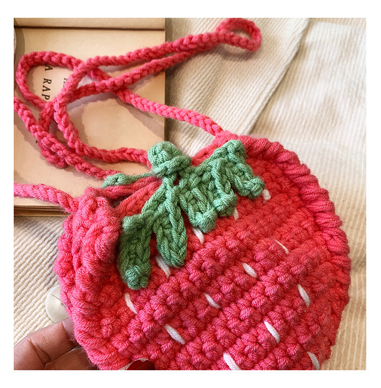 Sac de corps en laine de laine pour enfants fait main