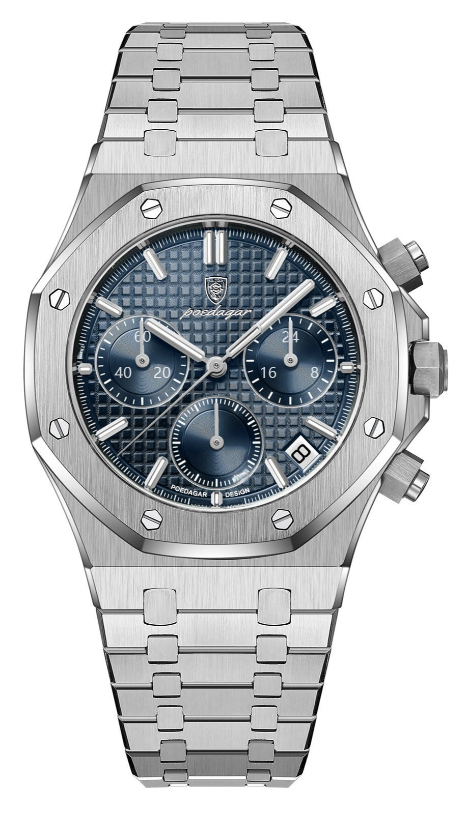 Montre Quartz homme multifonctionnelle Trendy Watch