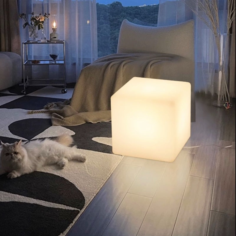Tabouret Led Square Cube léger étanche