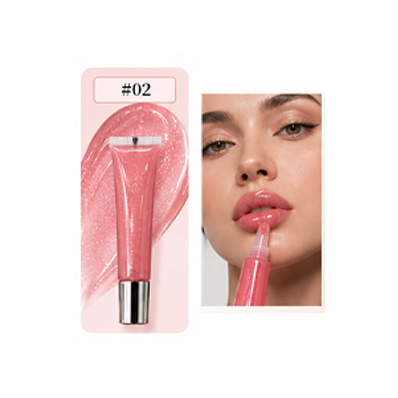Gloss aux lèvres miroitant