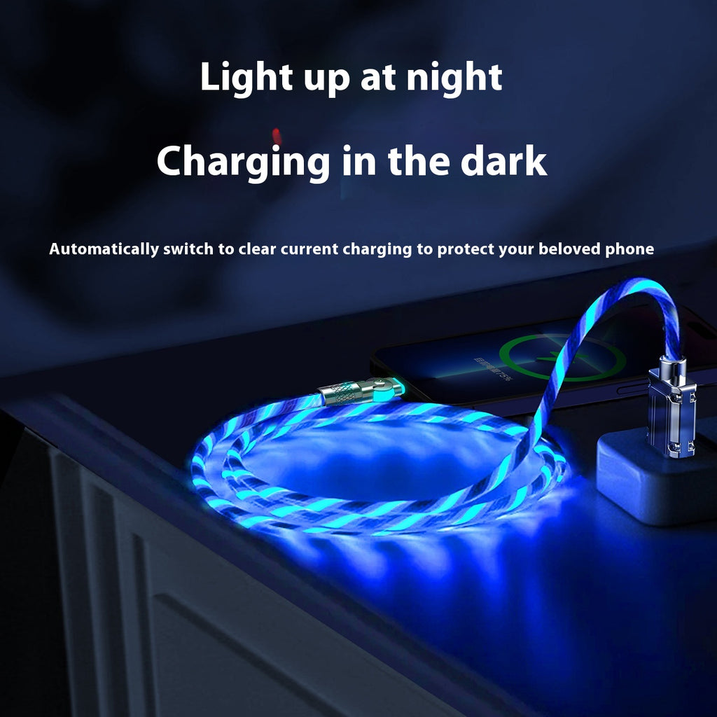 Colorful Cheval Racing Light Car Atmosphère Fil de charge Super rapide