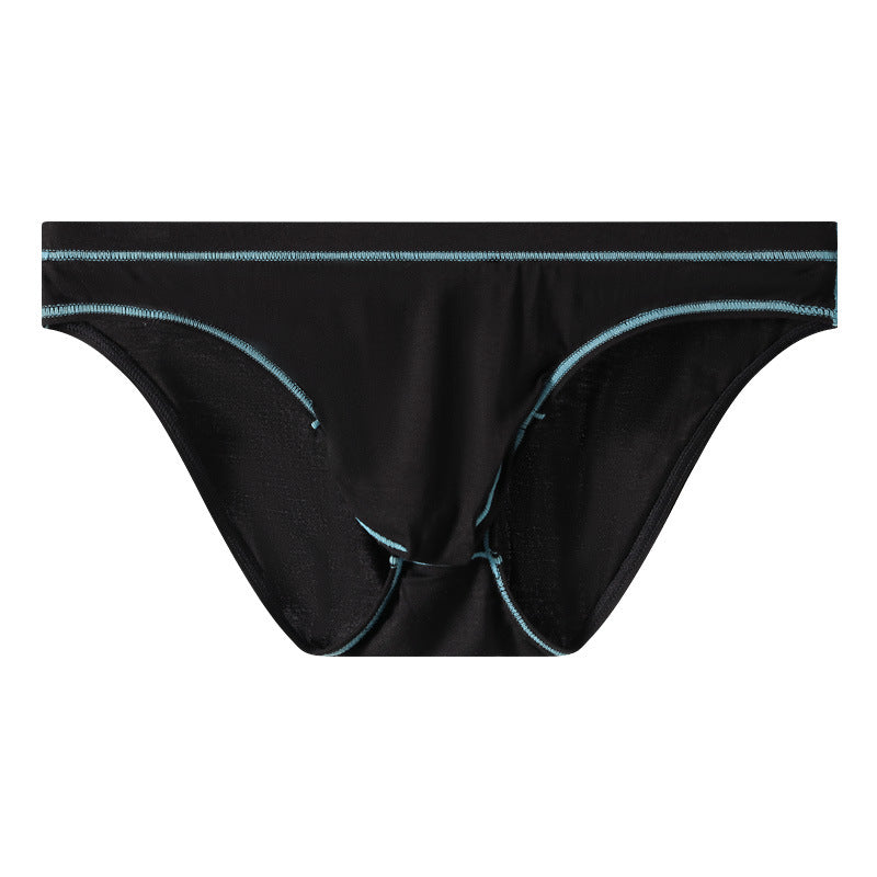 Sous-vêtements Triangle en fibre de bambou pour hommes avec Pouch de canard