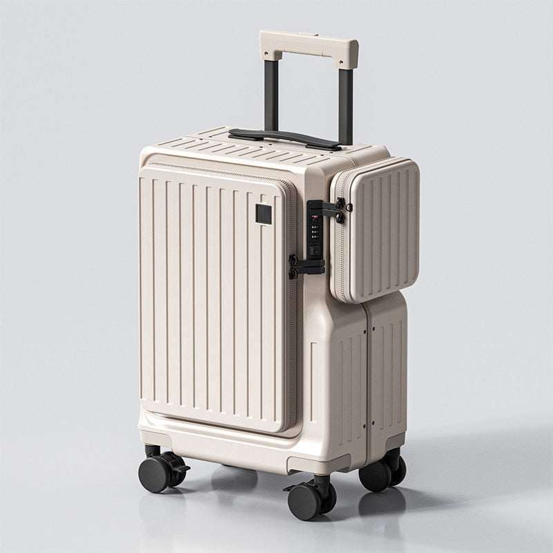 20-inch front-opening carry-on suitcase